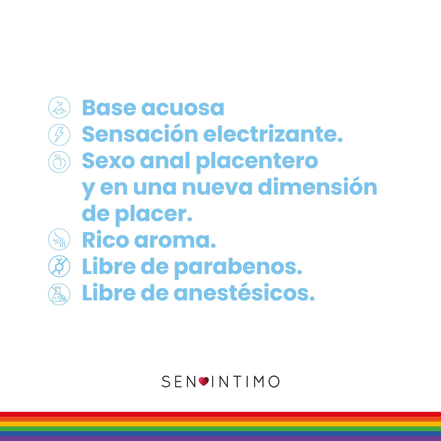 Lubricante Anal Electrizante - Sen Íntimo