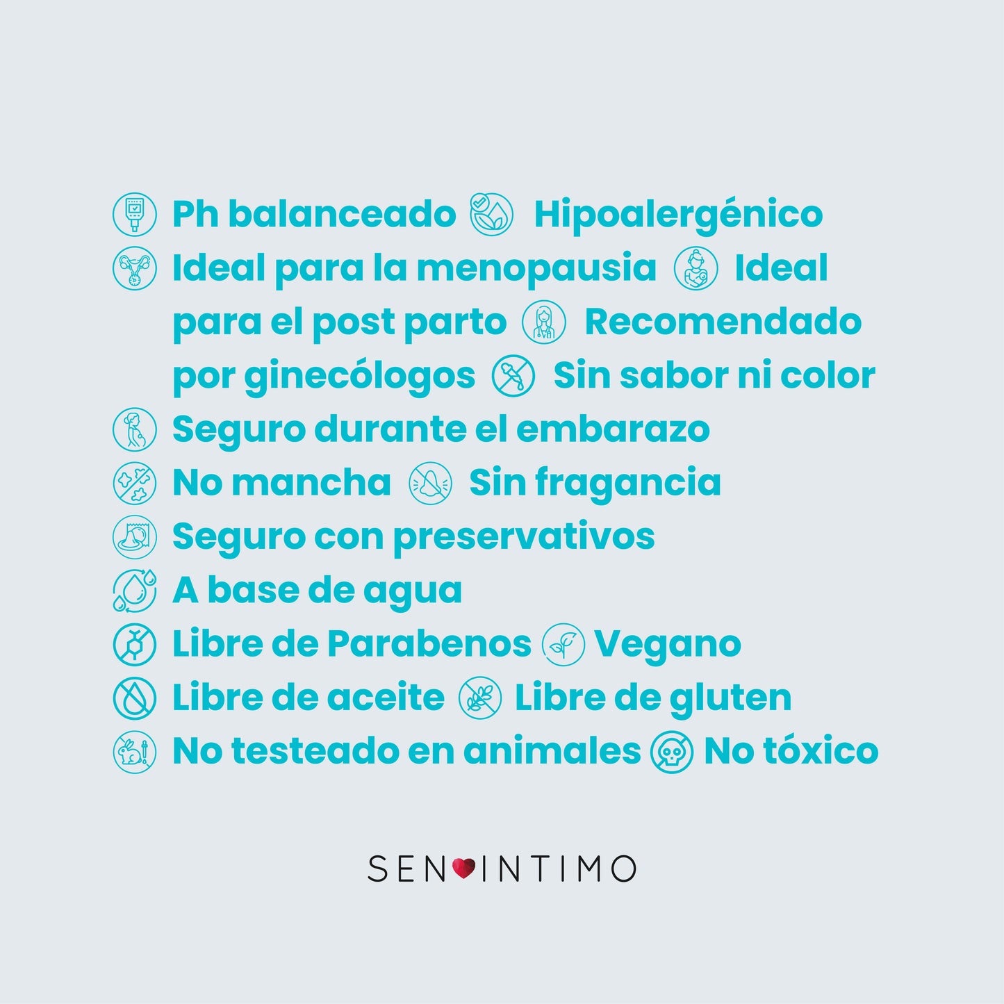 Lubricante neutro vegano libre parabenos recomendado ginecólogos - Sen Íntimo