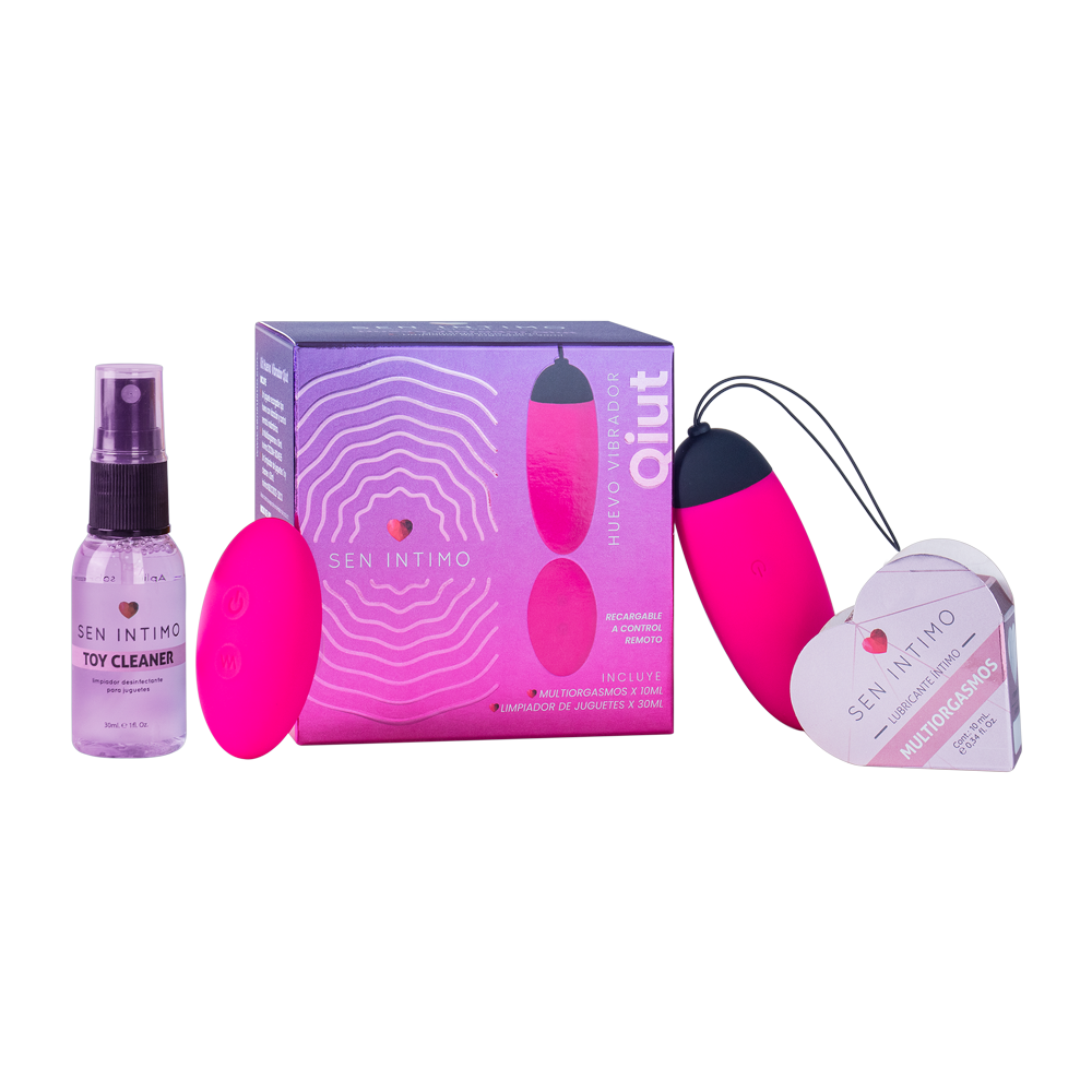 Kit Huevo Vibrador a Control Remoto Qiut Sen Intimo – senintimo.com