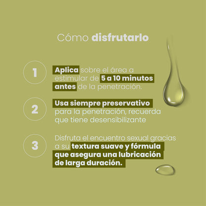 Lubricante Anal Desensibilizante - Sen Íntimo