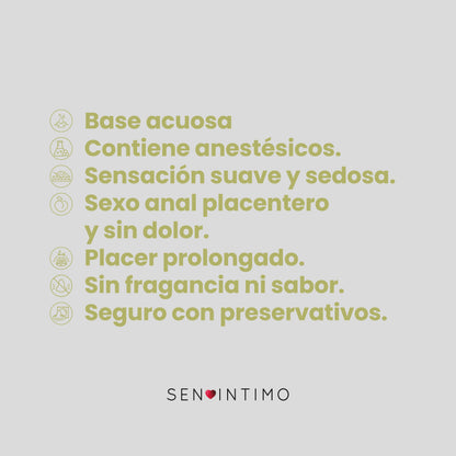 Lubricante Anal Desensibilizante - Sen Íntimo