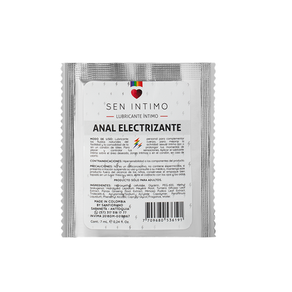 Electrifying Anal Intimate Lubricant x 30 ml Sen Intimo