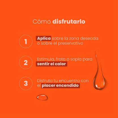 Lubricante Íntimo Caliente Caramelo | Sen Íntimo