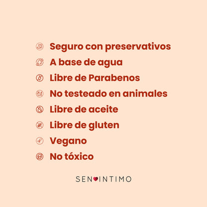 Lubricante Íntimo Caliente Caramelo | Sen Íntimo