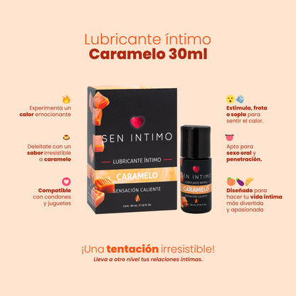 Lubricante Íntimo Caliente Caramelo | Sen Íntimo