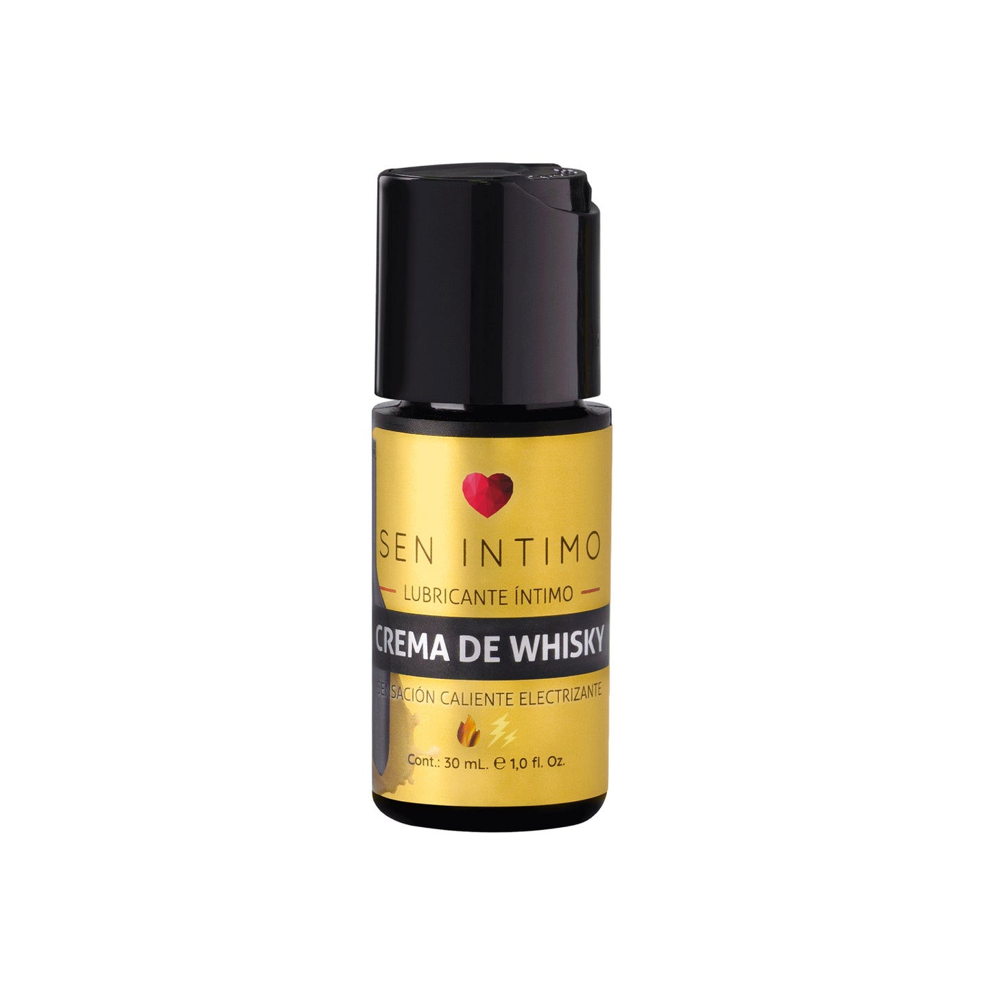Lubricante Íntimo Crema de Whisky Electrizante 30ml - Sen Íntimo
