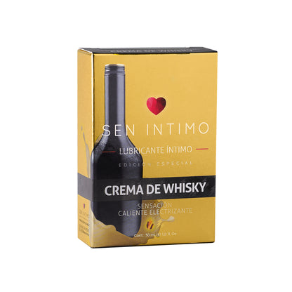 Lubricante Íntimo Crema de Whisky Electrizante 30ml - Sen Íntimo