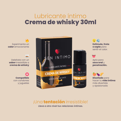 Hot Lubricant Whiskey Cream X 30 Ml Sen Intimo