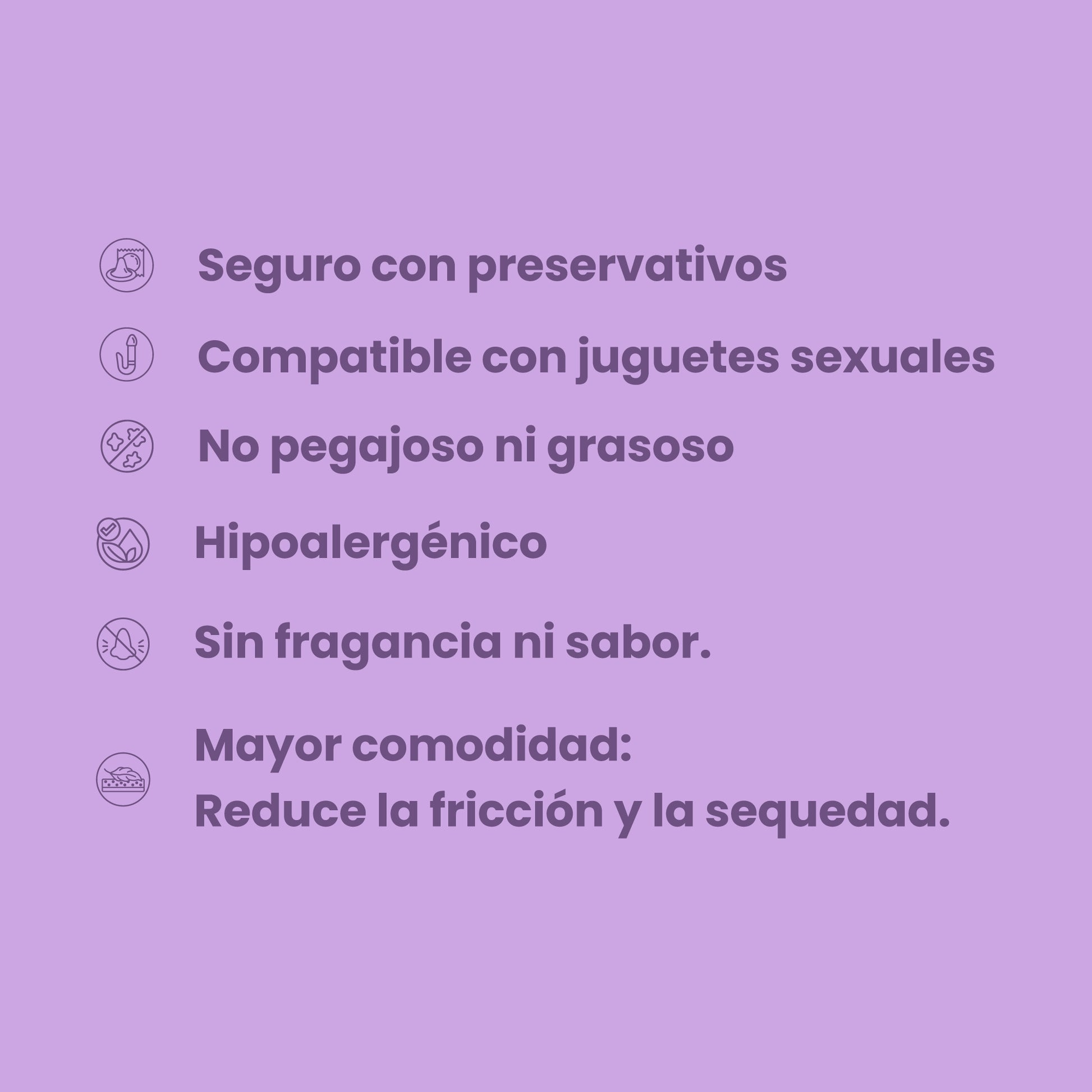 Lubricante Semen Artificial Milk 250ml Sen Íntimo - seis beneficios hipoalérgénico sin fragancia