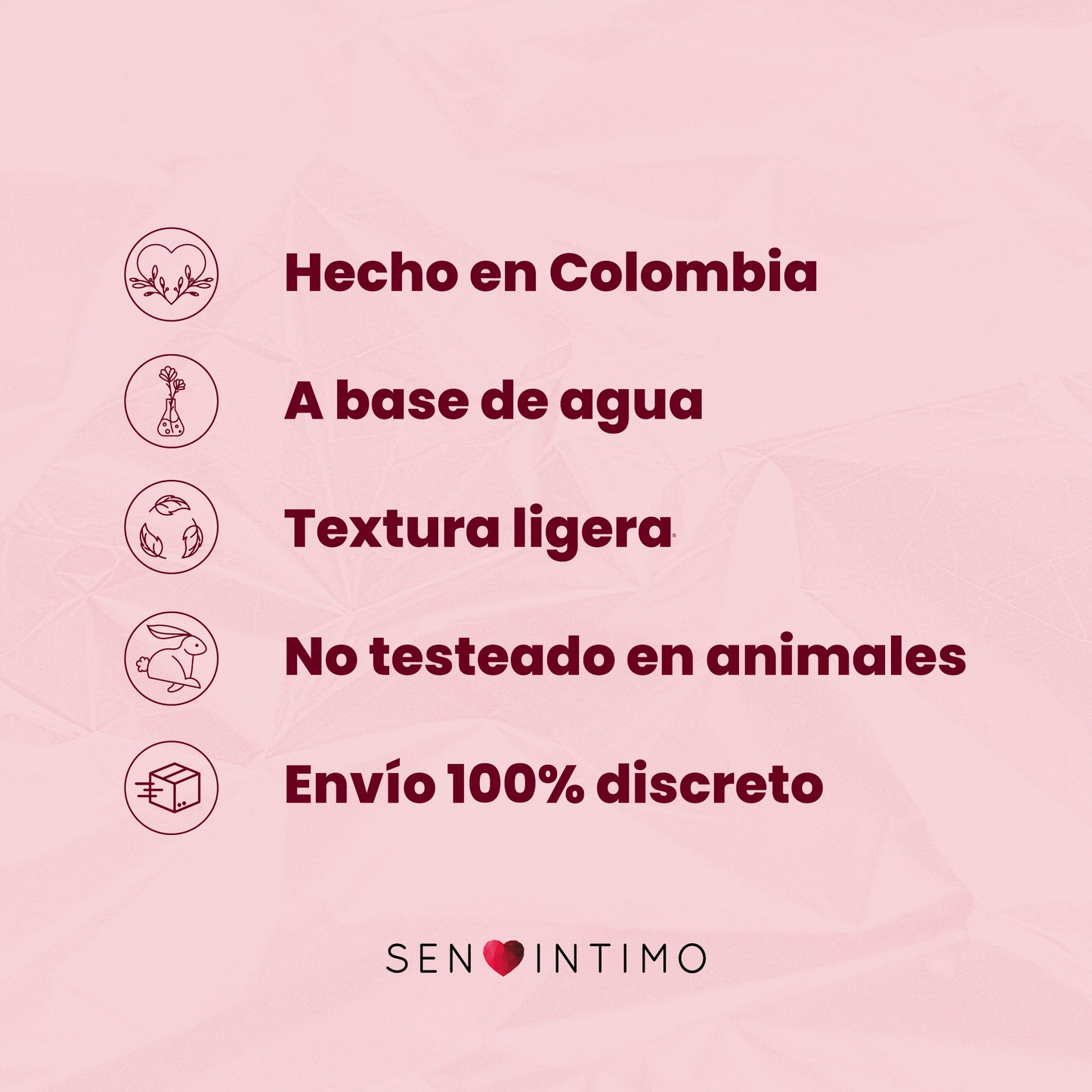 Vibrador Líquido Electrizante Sen Íntimo - fórmula consciente hecho colombia base agua textura ligera no testeado animales envío discreto
