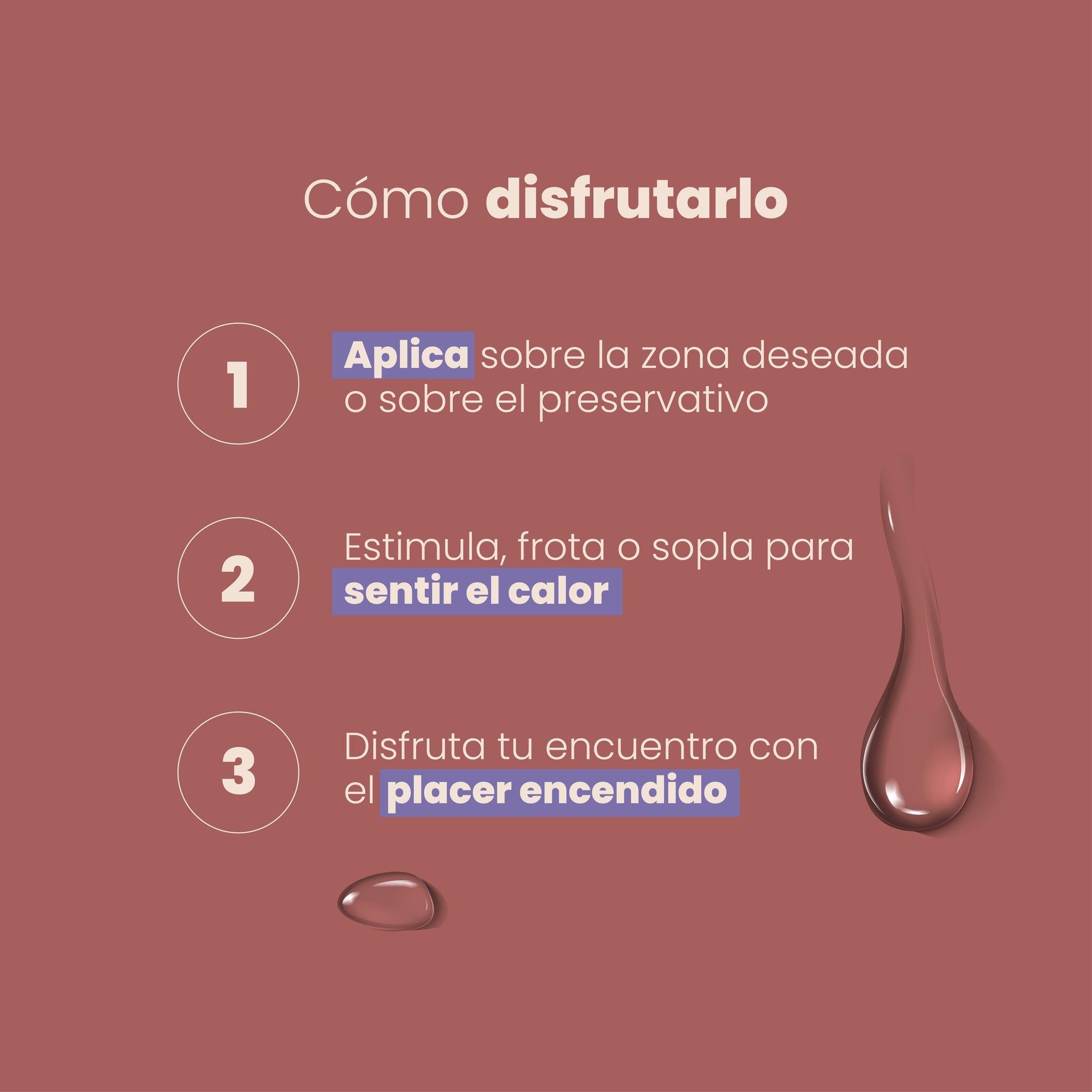 Cómo usar lubricante caliente cappuccino paso a paso - Sen Íntimo