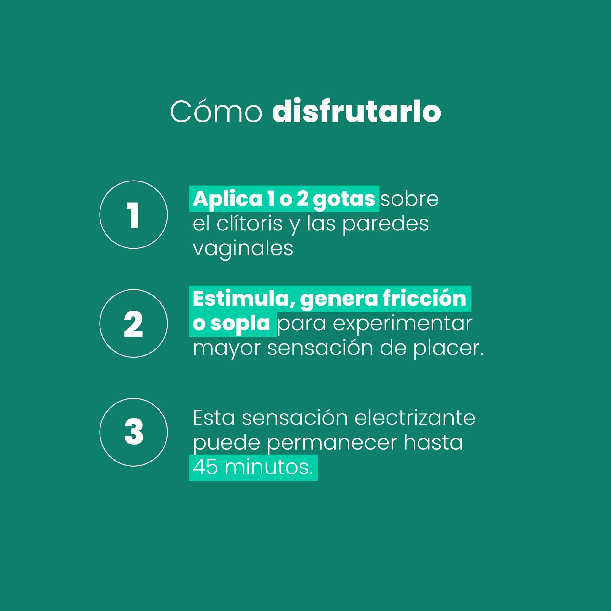 Vibrador Líquido Electrizante Frío Sen Íntimo - cómo disfrutarlo 3 pasos aplicar estimular efecto 45 minutos