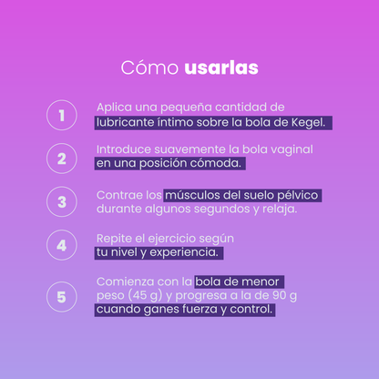 Kit Bolas de Kegel - Entrenamiento Pélvico - Sen Íntimo