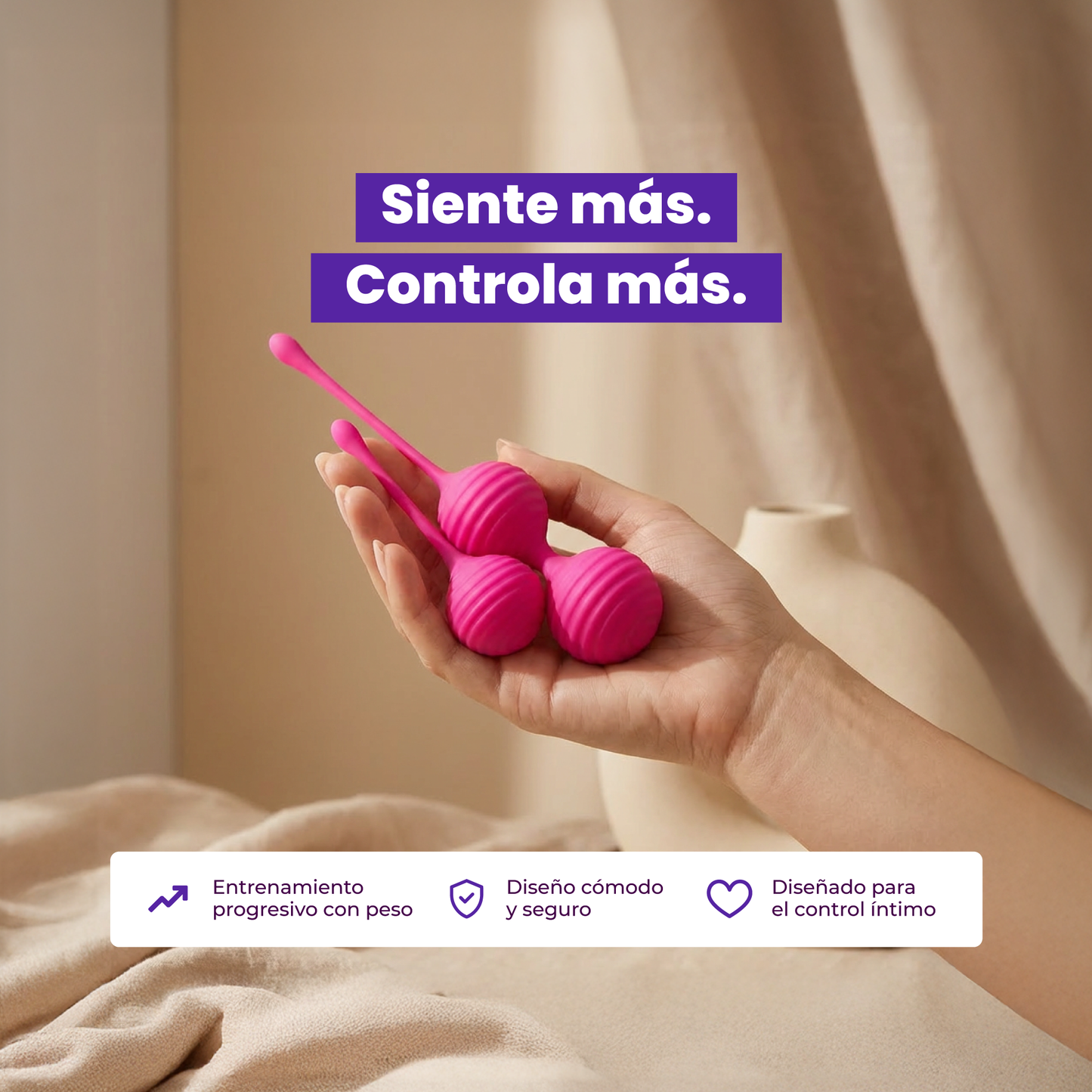 Kit Bolas de Kegel - Entrenamiento Pélvico - Sen Íntimo