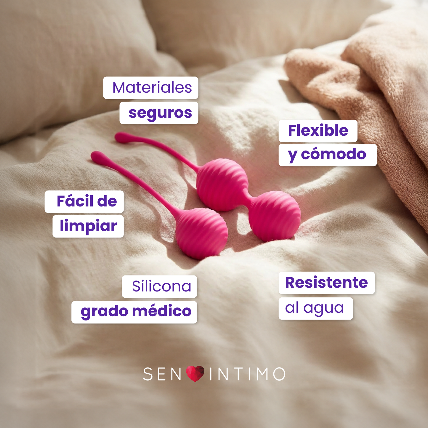 Kit Bolas de Kegel - Entrenamiento Pélvico - Sen Íntimo