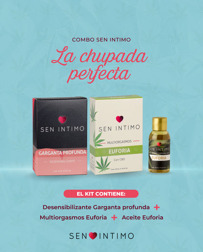 Combo La Chupada Perfecta | Garganta Profunda + Lubricante Euforia