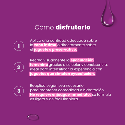 Lubricante Cum For Women 250ml – Sen Íntimo