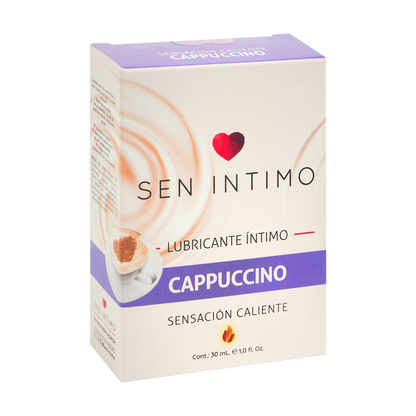 Caja lubricante caliente cappuccino 30ml Sen Íntimo