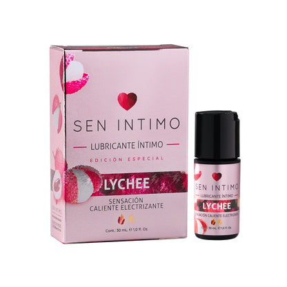 Lubricante Íntimo Electrizante Lychee 30ml sensación caliente - Sen Íntimo