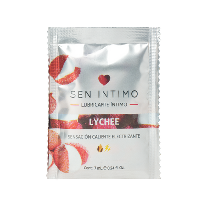 Lubricante Electrizante Lychee Sachet 7ml - Sen Íntimo