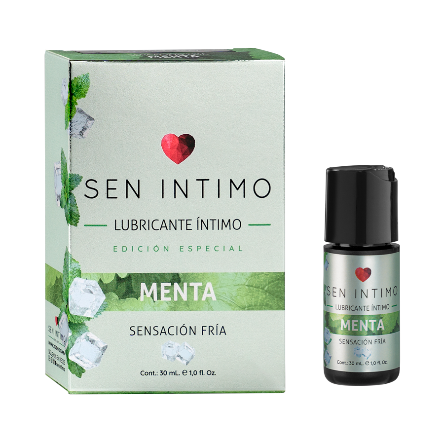 Lubricante Íntimo de Menta Sen Íntimo - presentación caja edición especial 30ml